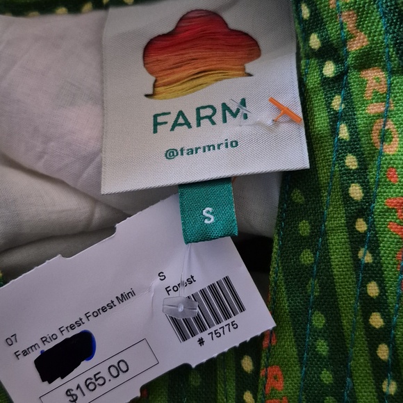 FARM Rio Fresh Forest Mini Dress Sz.S NWT - Picture 8 of 10
